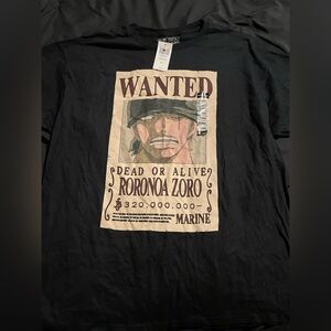 Black Graphic one piece T-Shirt